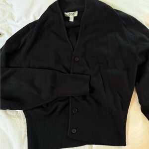 COS black sweater